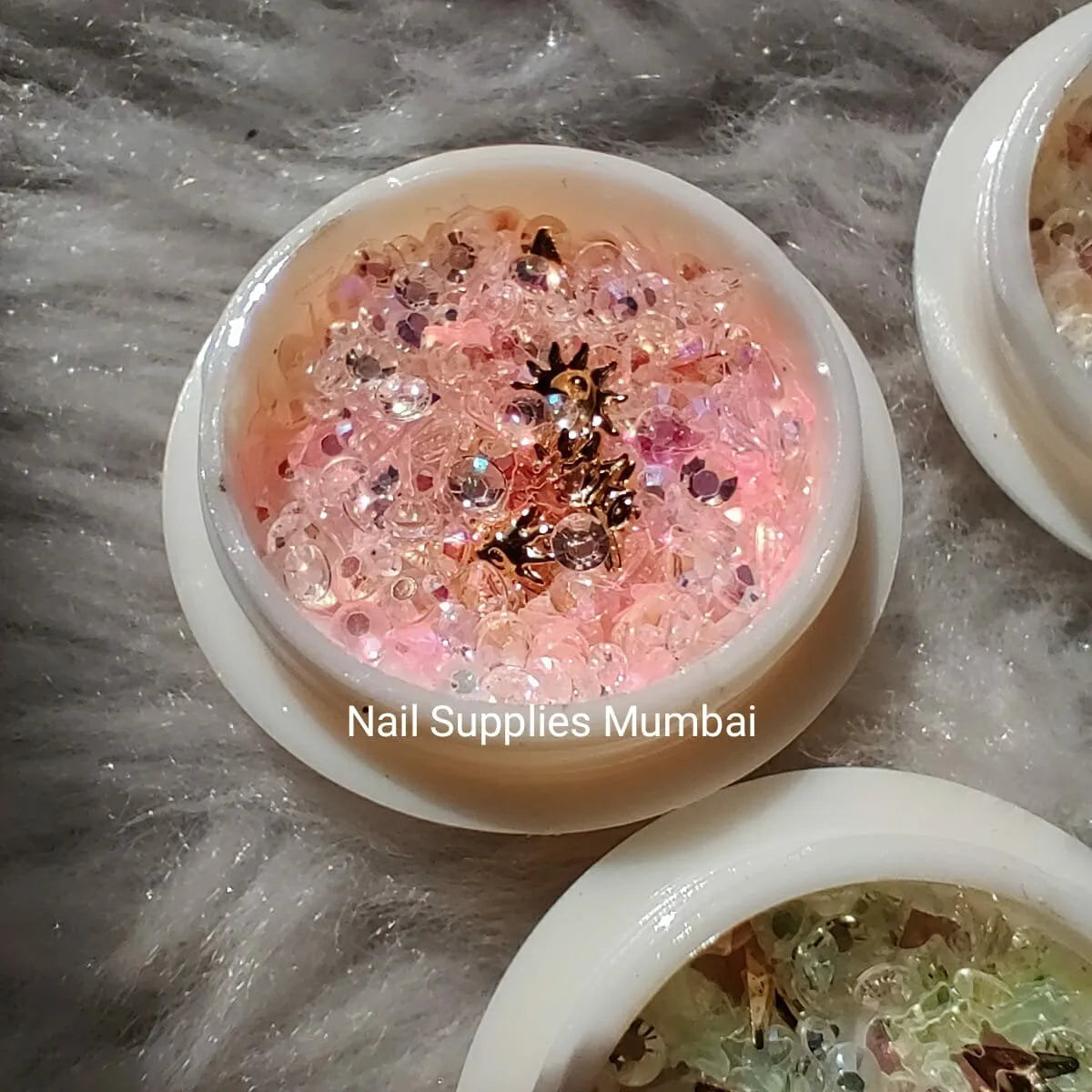 Pastel Aurora Rhinestones, Butterfly And Mylar Mix (Set Of 6 Colors)