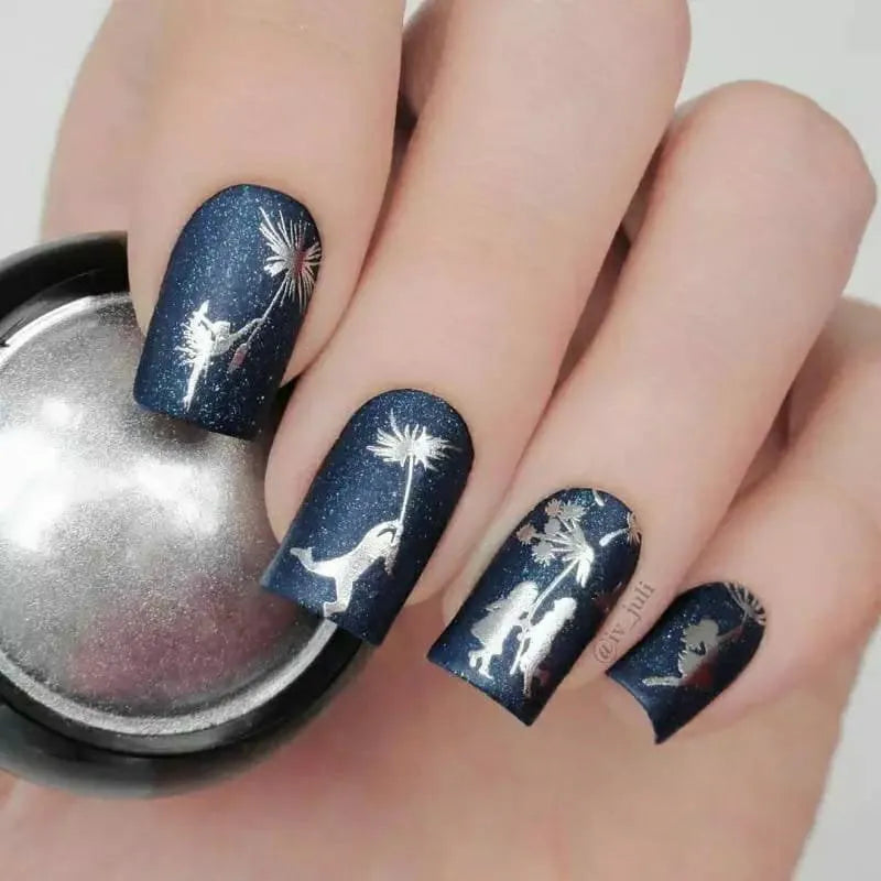 Silver Metallic Mirror Chrome Powder