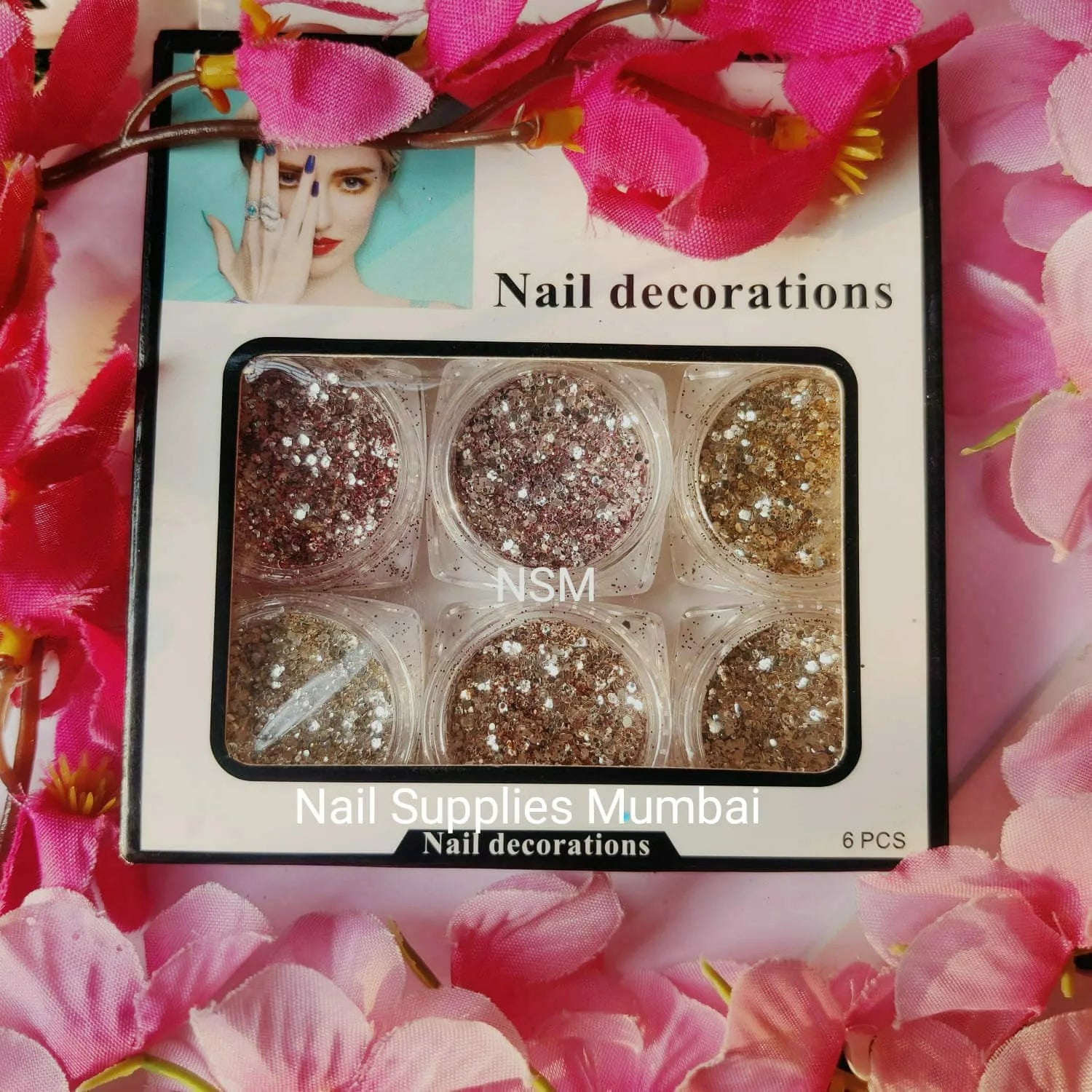 Glitter And Mylars Mix Hot Selling (Set of 6)