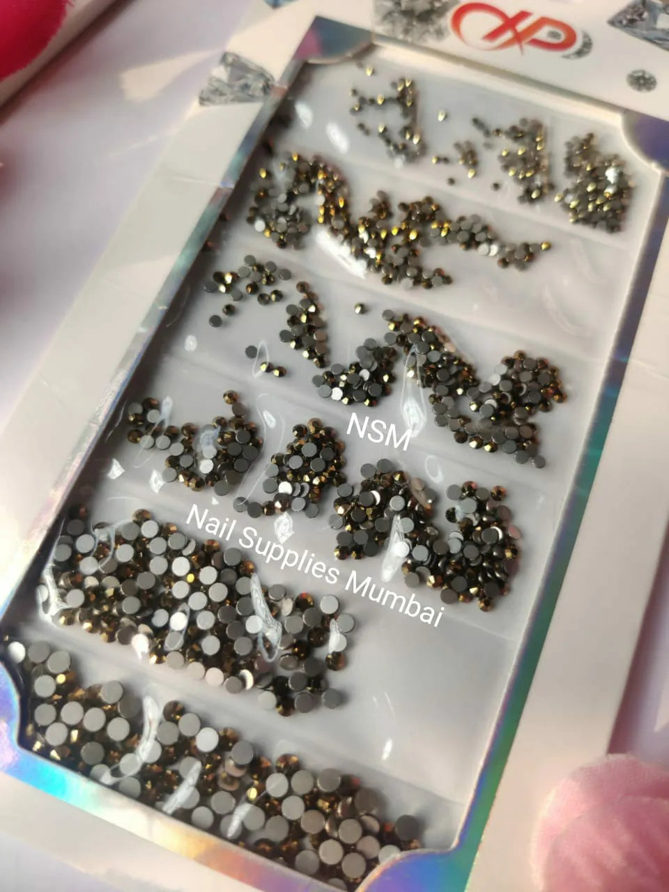 Copper/ Bronze Color Rhinestones Sheet