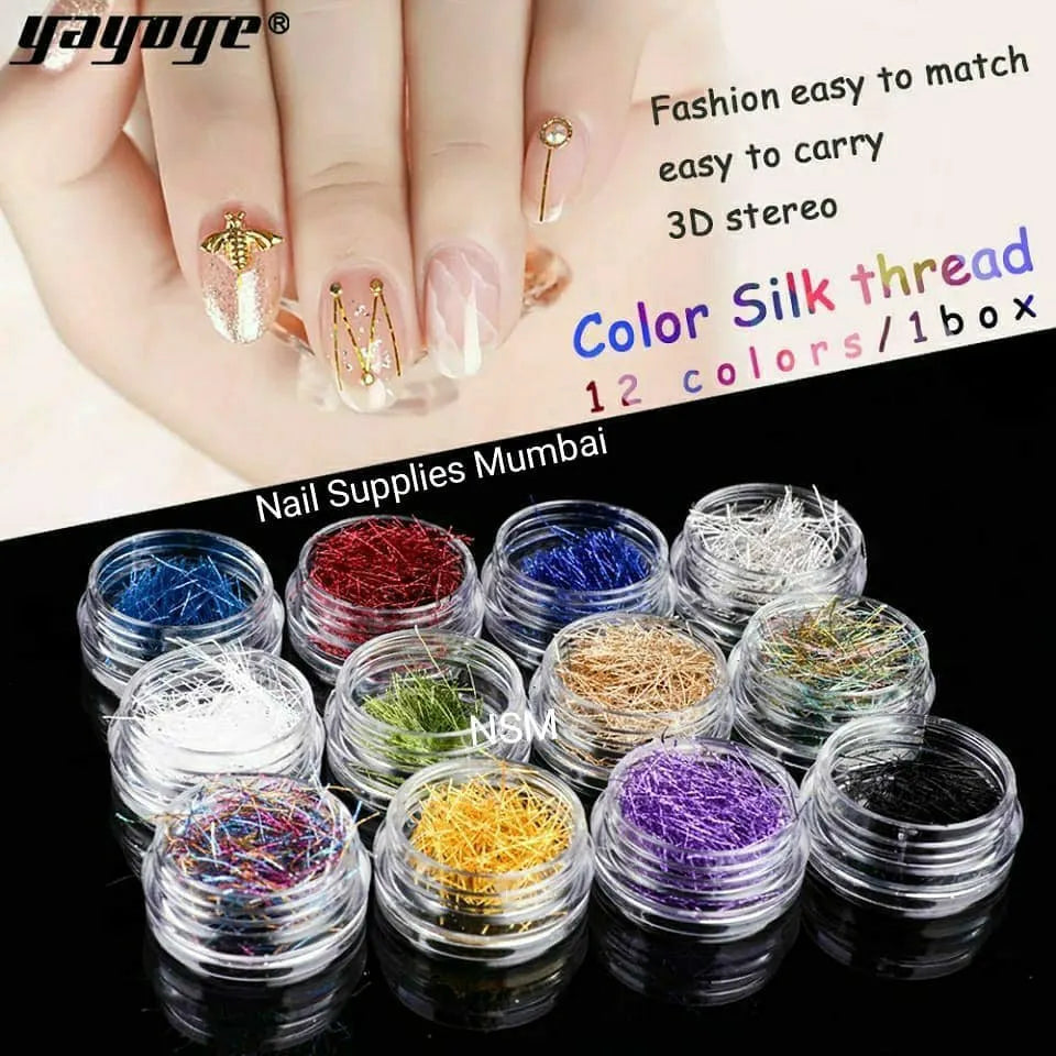 Multicolored Silk Thread Box