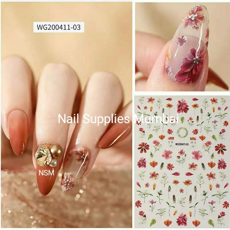 Floral Sticker Sheets