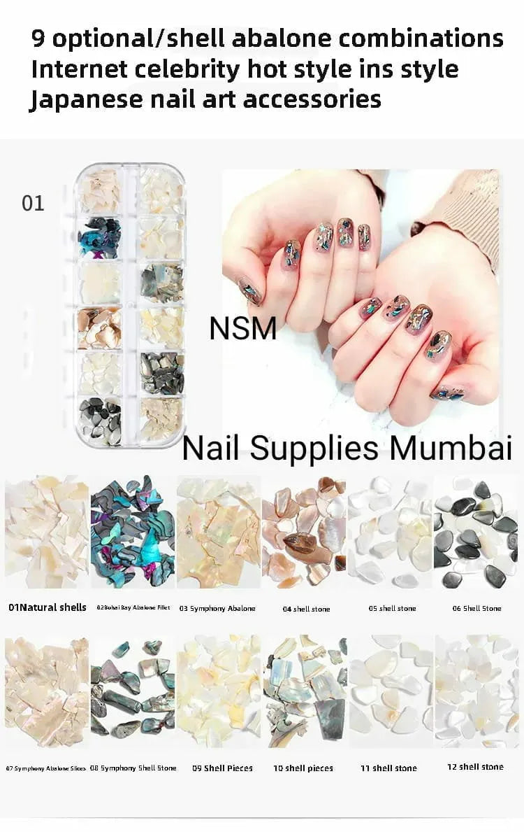 Shell Nail Art Grid
