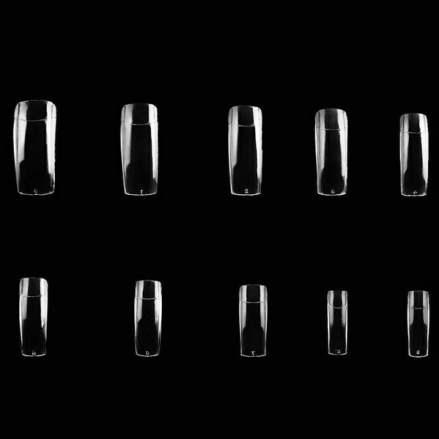 Half Cover Extension Nail Tips (Pack Of 500 Pcs)
