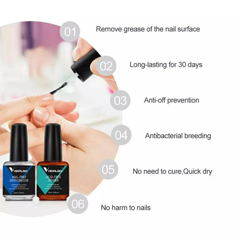 Venalisa Primer And Dehydrator Combo Set (15ml)