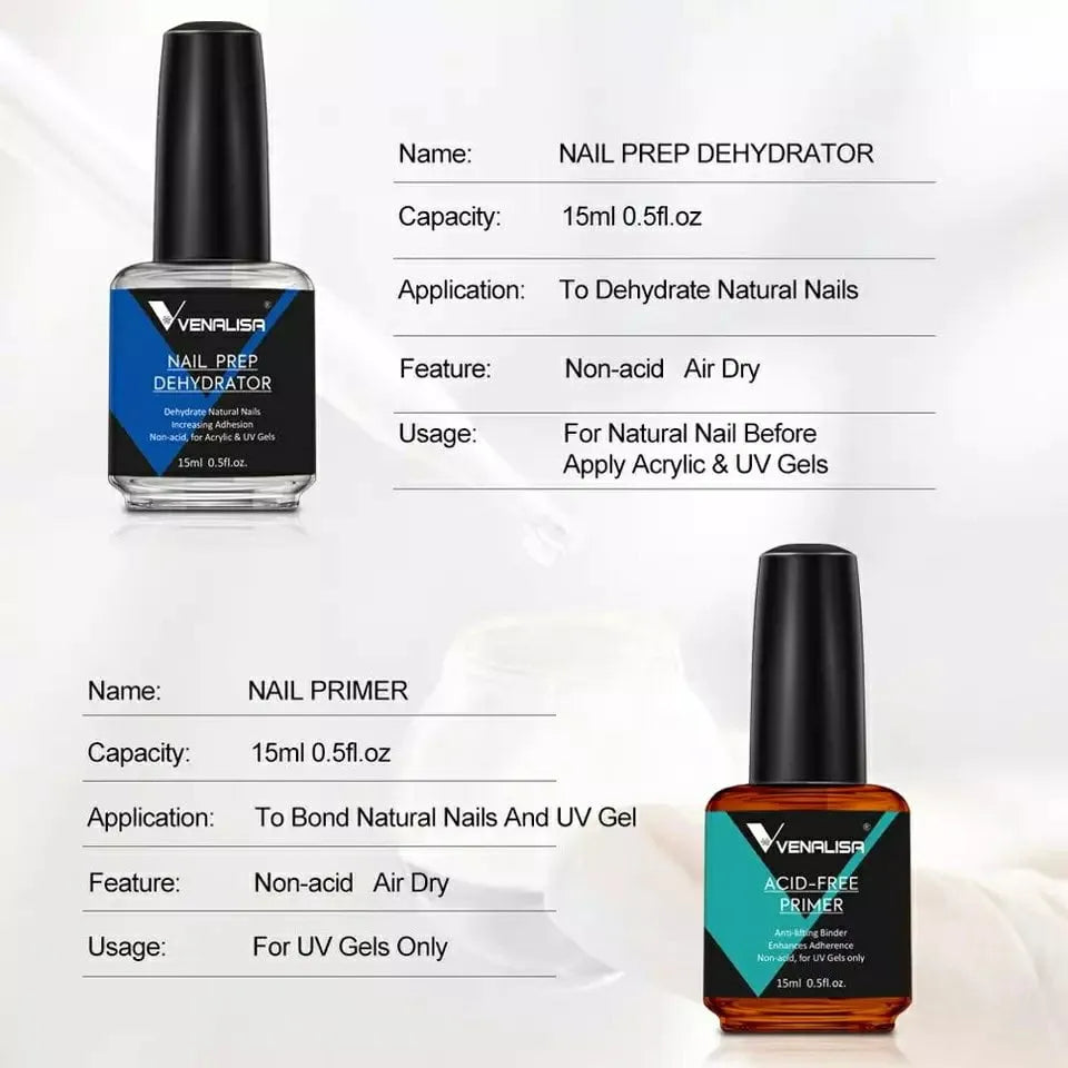 Venalisa Primer And Dehydrator Combo Set (15ml)