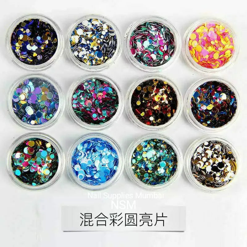 Confetti Nail Art Mylars Box