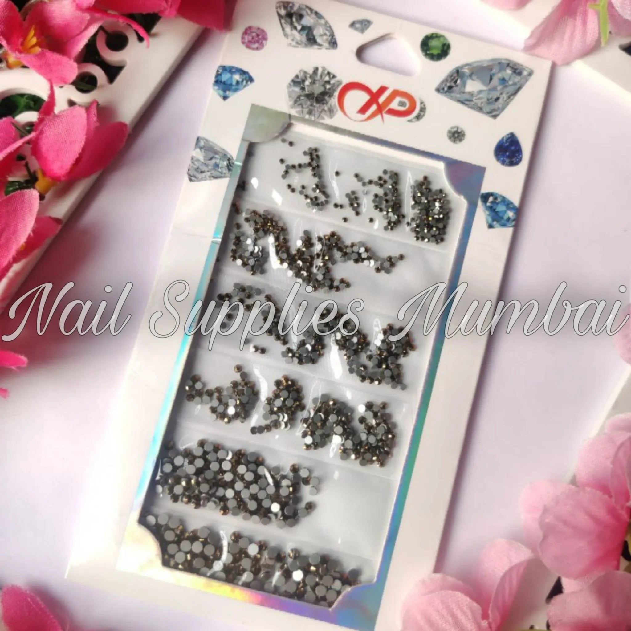 Antique Gold Rhinestones Sheet