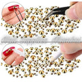 Antique Gold Rhinestones Sheet