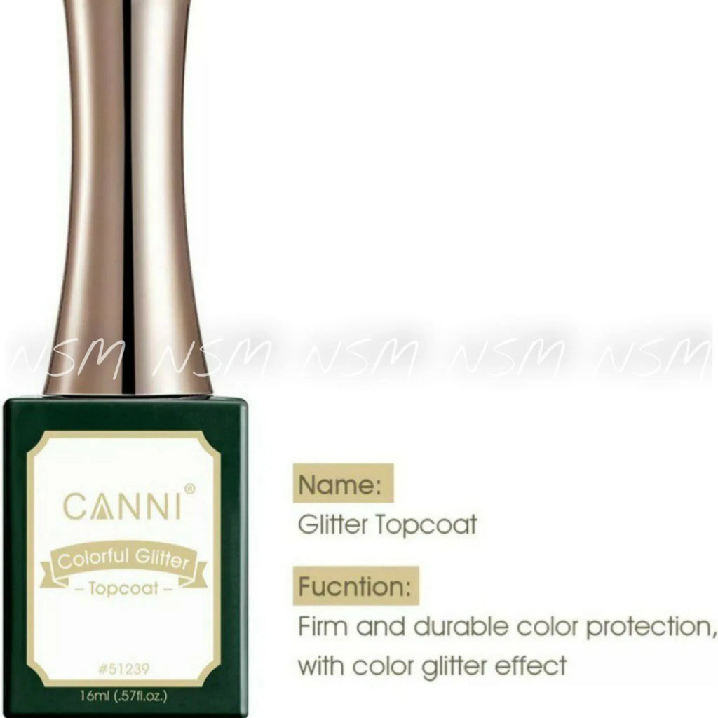 Canni Colorful Glitter Top Coat (16ml)