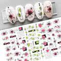Floral Nail Sticker Sheet (JO-1648)
