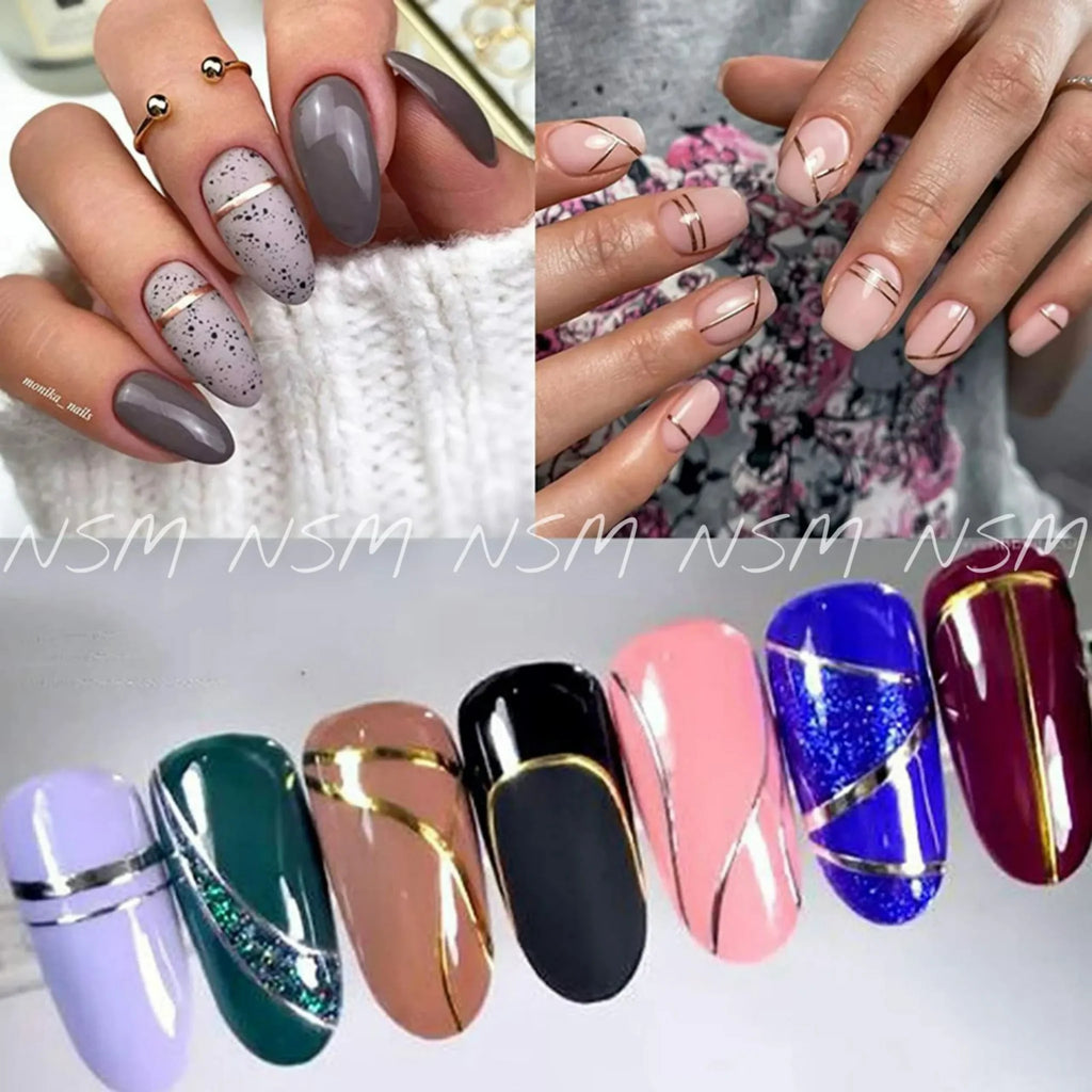 Stripes Nail Sticker Sheet