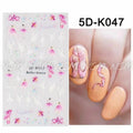 Ballerina Dancer 5D Nail Art Sticker Sheets (5D-K047)