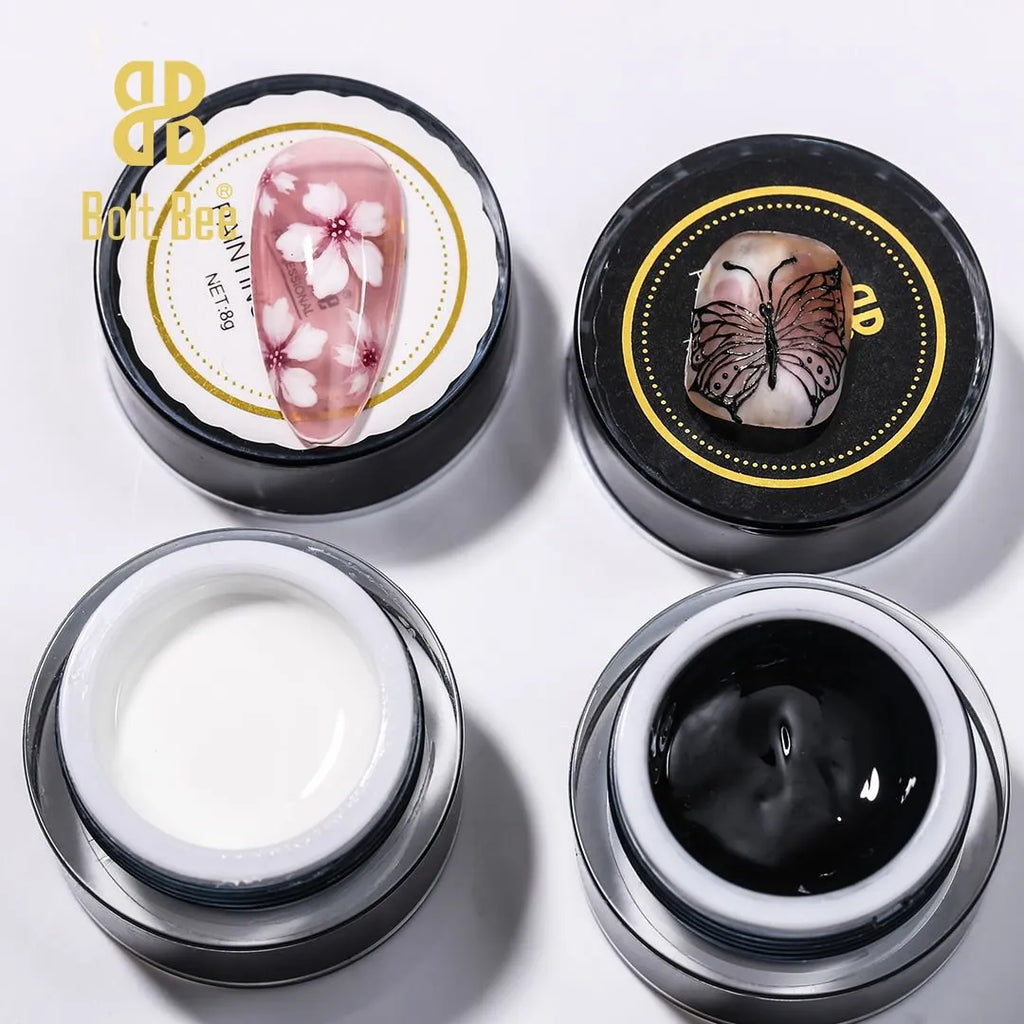 Bolt Bee Black Painting Gel / Stamping Gel