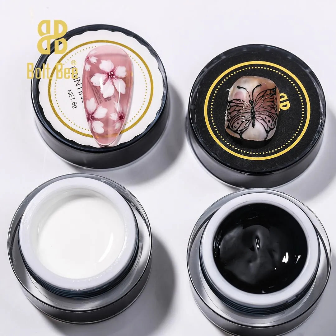 Bolt Bee Black Painting Gel / Stamping Gel
