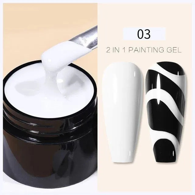 Born Pretty White Painting Gel Pot (5ml)