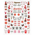 Barbie And Brands nail Stickers Sheet (JO-1448)