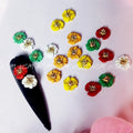 3D Flower Nail Charms (Pack of 20 Pcs)