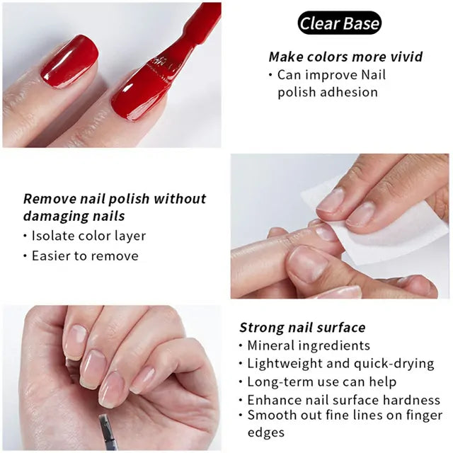 Born Pretty Air Dry Nail Polish Clear Base (15ml)