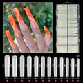 3XL Extra Long Square Soft Gel Nail Tips (Box of 240 Pcs)
