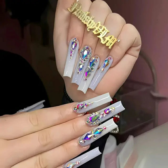 3XL Extra Long Square Soft Gel Nail Tips (Box of 240 Pcs)