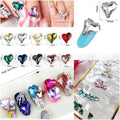 5D Heart Shaped Rhinestones Sheets