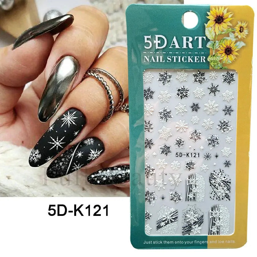 Christmas Themed 5D Sticker Sheets (5D-K121)