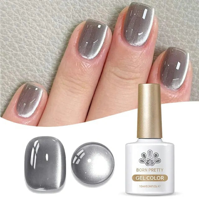 Born Pretty Autumn Water Light Cat Magnetic Gel Polish Smoky Aash MY78 (10ml)