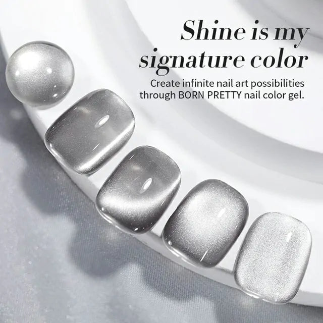 Born Pretty Autumn Water Light Cat Magnetic Gel Polish Smoky Aash MY78 (10ml)