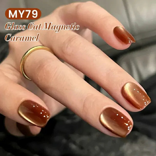 Born Pretty Autumn Water Light Cat Magnetic Gel Polish Caramel MY79 (10ml)