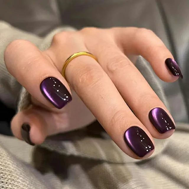 Born Pretty Autumn Water Light Cat Magnetic Gel Polish Purple Mystery MY81 (10ml)