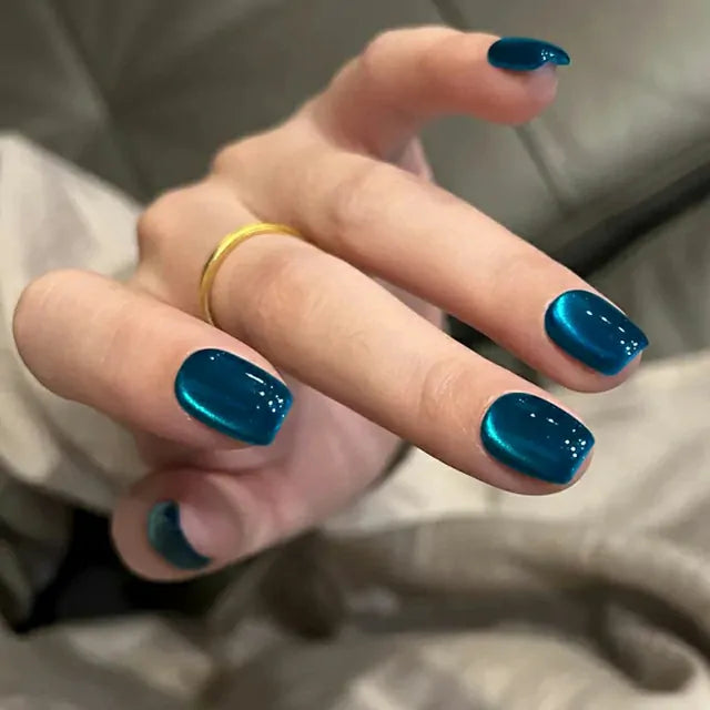 Born Pretty Autumn Water Light Cat Magnetic Gel Polish Sea Blue MY83 (10ml)