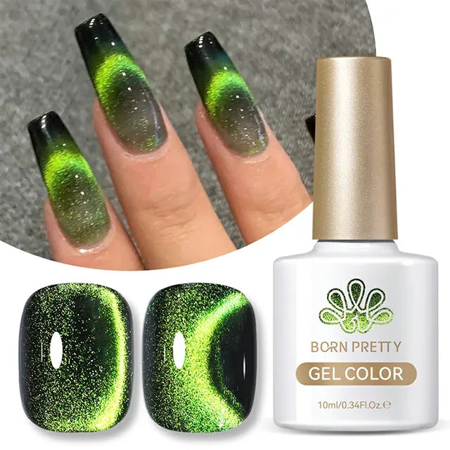 Born Pretty 9D Cat Magnetic Gel Nail Polish - Wormhole MY34 (10ml)
