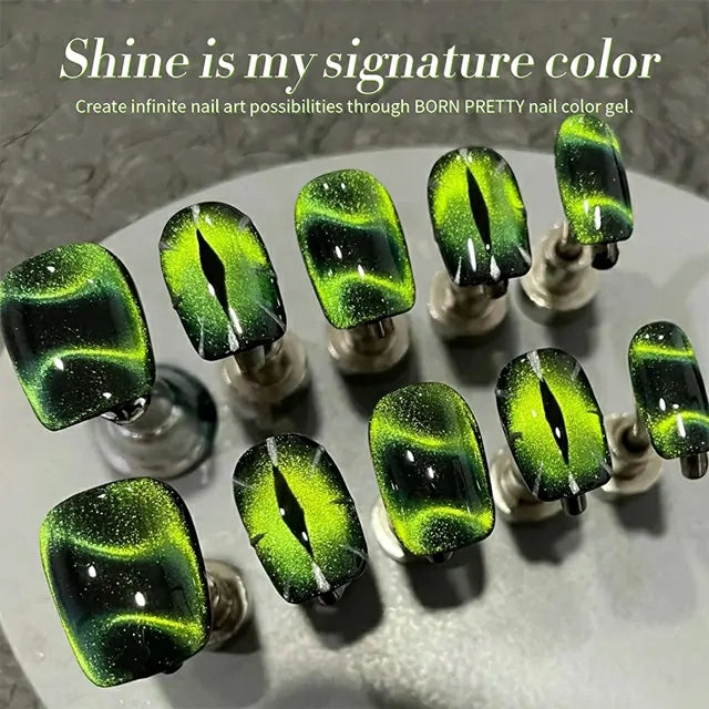 Born Pretty 9D Cat Magnetic Gel Nail Polish - Wormhole MY34 (10ml)