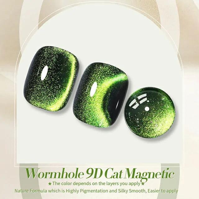 Born Pretty 9D Cat Magnetic Gel Nail Polish - Wormhole MY34 (10ml)