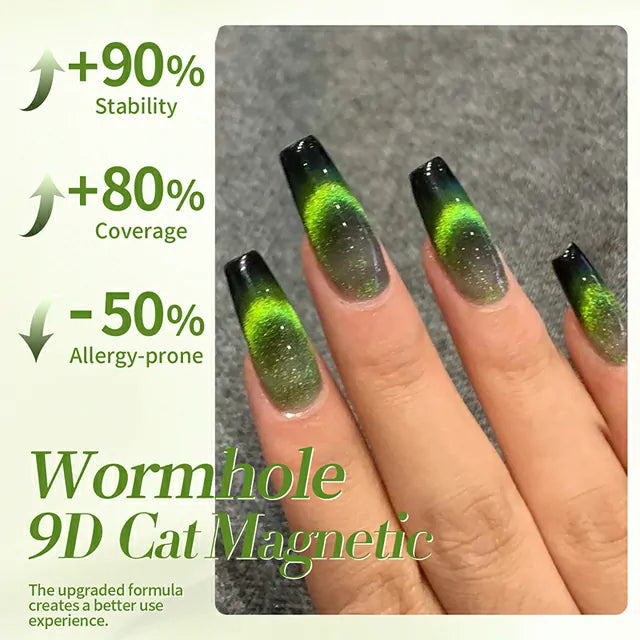 Born Pretty 9D Cat Magnetic Gel Nail Polish - Wormhole MY34 (10ml)