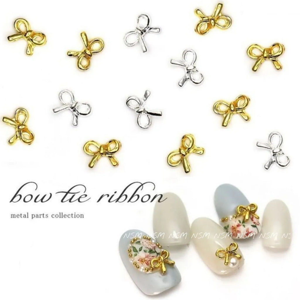 Bow Nail Charms (Pack Of 10 Pcs)