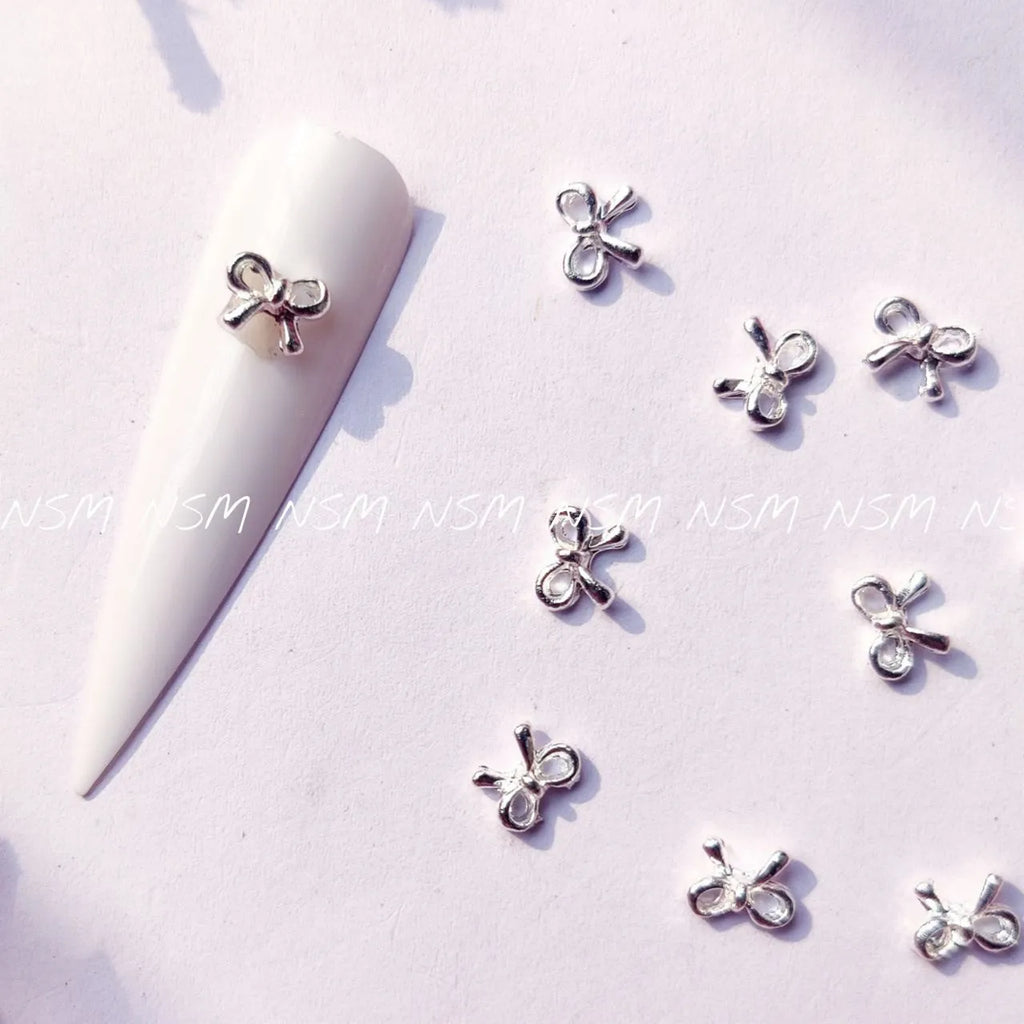 Bow Nail Charms (Pack Of 10 Pcs)