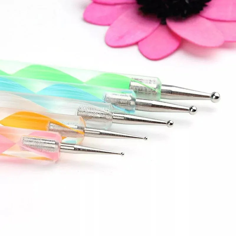 Nail Art Dotting Tools (Set Of 5)