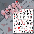 Love And Couple Valentines Special Sticker Sheet (JO-1555)