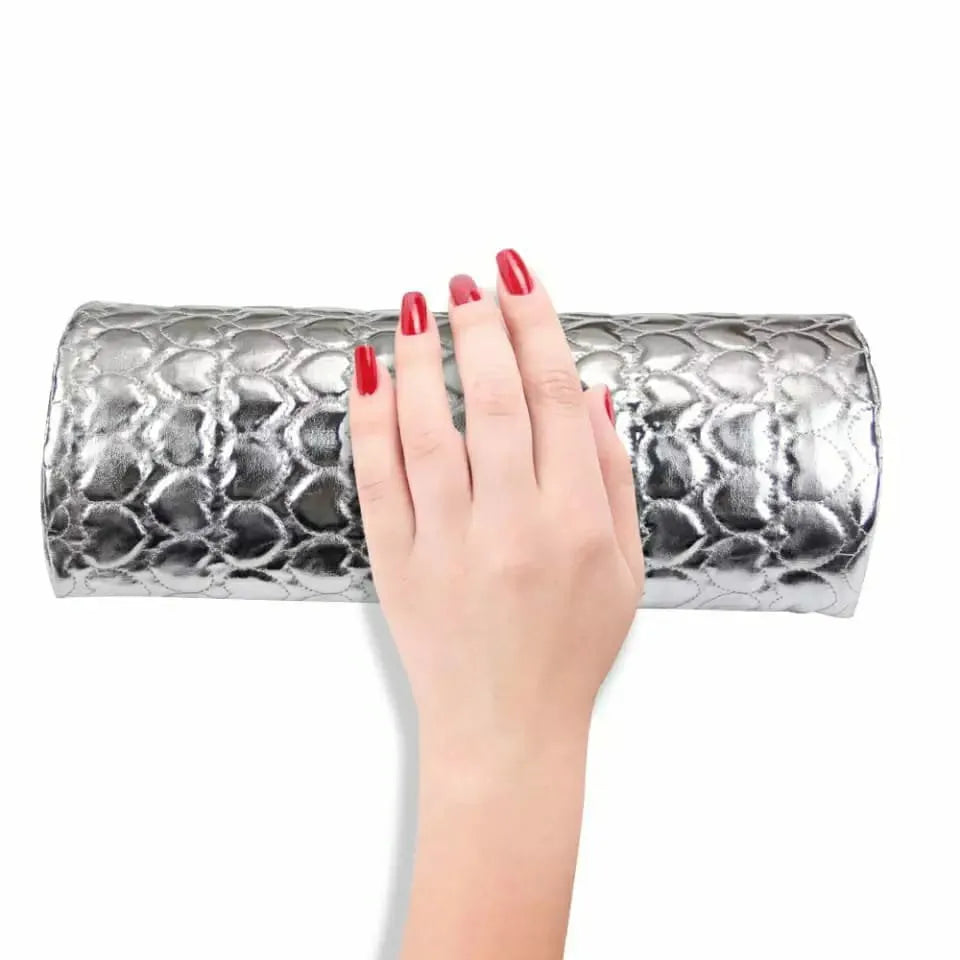 Silver Semi Circle Nail Art Hand Rest