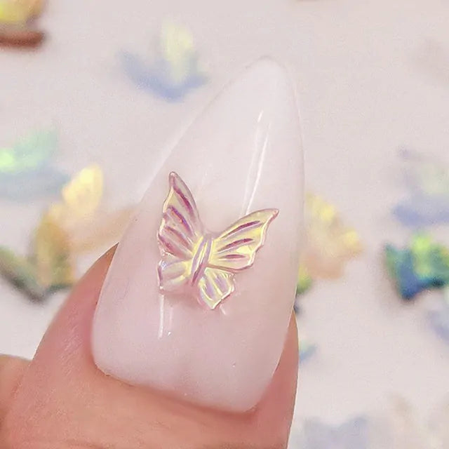 AB Aurora Butterfly Nail Charms (Pack Of 50)