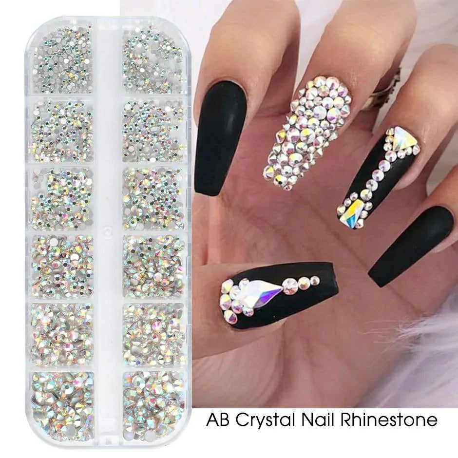 AB Aurora Rhinestones Grid