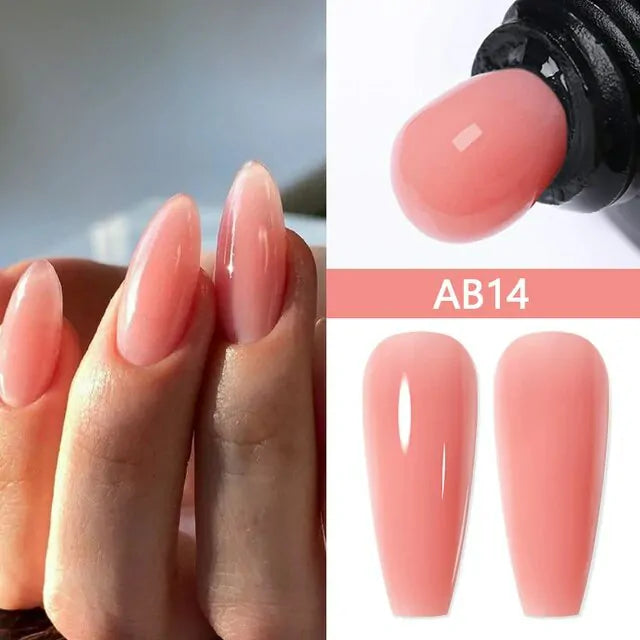 Born Pretty Jelly Nude Nail Extension Poly Gel AB14 (30ml)