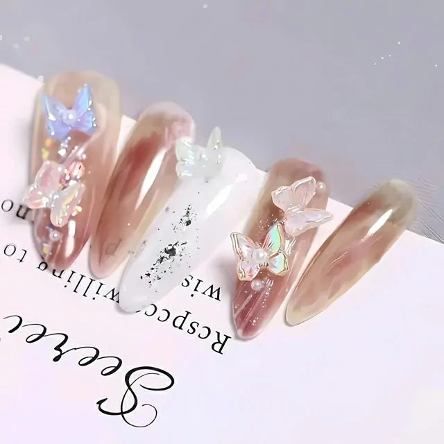 AB Aurora Butterfly Nail Charms (Pack Of 30)