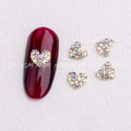 AB Aurora Heart Nail Charms (Pack Of 2 Pcs)