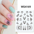 Abstract Dot Print Water Decal Sticker Sheets (WG4169)