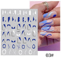 Abstract French Nail Sticker Sheets (1337)