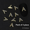Alphabet Nail Art Charms (A) (Pack Of 2 Pcs)