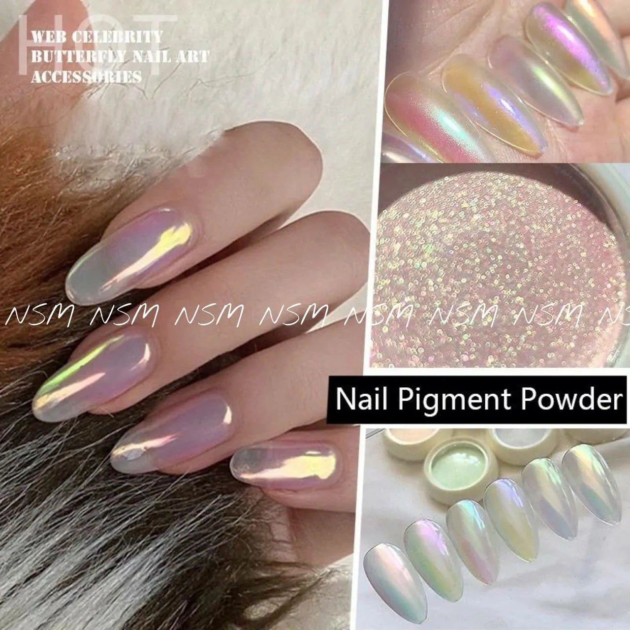 Aurora Chrome Powder (Set Of 6)
